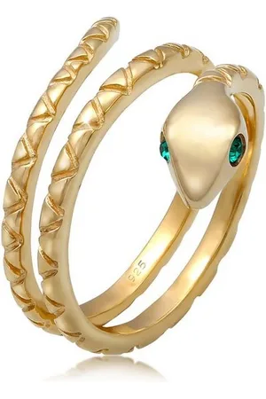 Elli Fingerring Pinky Schlange Statement 925 Silber