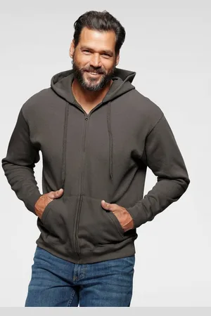 Fruit Of The Loom Kapuzensweatjacke aus Baumwollmischung