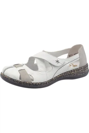 Rieker Slipper Spangenschuh, Schlupfschuh, Komfortschuh mit Klettverschluss