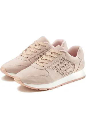 Lascana Sneaker mit filigranen Cut-Outs, Schnürhalbschuh, Freizeitschuh VEGAN
