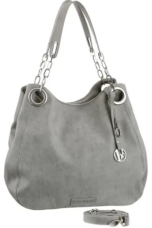 Bruno Banani Henkeltasche, mit Schmuckanhänger und silberfarbenen Details