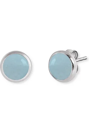 Engelsrufer Paar Ohrstecker POWERFUL STONE BLAUER ACHAT, ERE-BA-ST, mit Achat