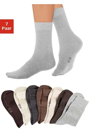 Lavana Basicsocken (Packung, 7-Paar) mit druckfreiem Bündchen