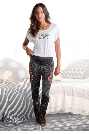 Lascana Pyjama (2 tlg) im Ethno-Design