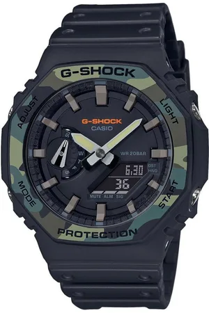 Casio Chronograph GA-2100SU-1AER GA-2100SU-1AER, Quarzuhr,Armbanduhr,Herrenuhr, digital, bis 20bar wasserd.Resinarmband