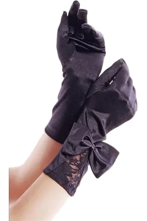 familytrends Abendhandschuhe mit großer Schleife