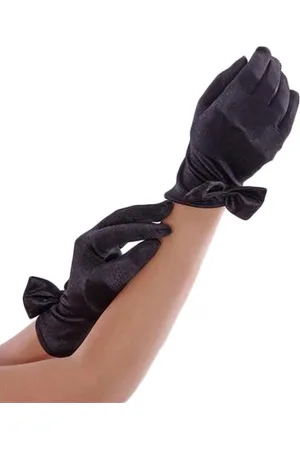 familytrends Abendhandschuhe mit verspielter Schleife