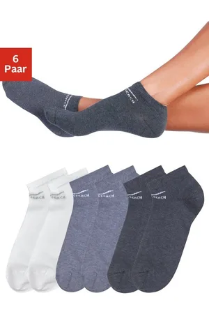 Venice Beach Sneakersocken (Packung, 6-Paar) perfekte Passform durch LYCRA-Anteil