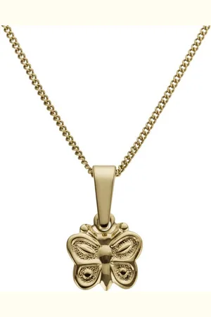 Firetti Kettenanhänger Schmuck Geschenk Gold 333 Halsschmuck Anhänger Halskette Butterfly, Made in Germany