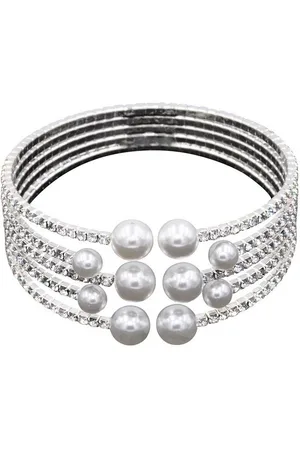 Firetti Armspange festlich und elegant, mit Glasstein - mit Glasperle