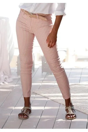 Lascana 7/8-Jeggings mit Streifenprint in Slim-Fit-Form, Superstretch-Qualität