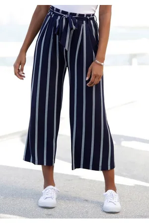 Lascana Culotte (mit Bindegürtel) in Paperbag-Form, luftige Jerseyhose, casual