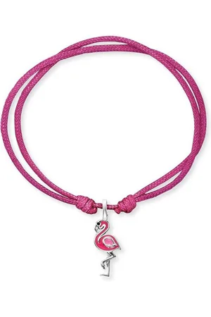HERZENGEL Armband Flamingo, HEB-FLAMINGO, mit Emaille