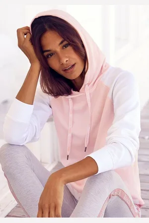 Bench Kapuzensweatshirt mit farblich abgesetzten Ärmeln und Logodruck, Loungeanzug, Hoodie