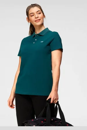 KangaROOS Poloshirt Kurzarm, unifarben, Polokragen, aus Baumwolle