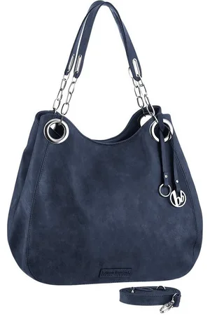 Bruno Banani Henkeltasche, mit Schmuckanhänger und silberfarbenen Details