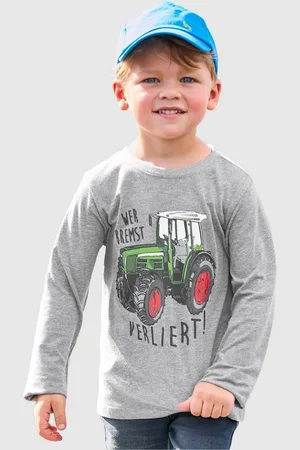 Kidsworld Langarmshirt WER BREMST, VERLIERT! Langarm, dehnbares Material, aus Baumwolle und Viskose