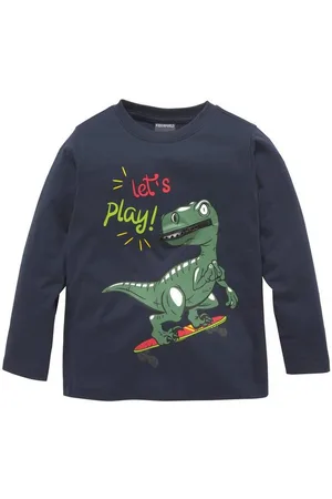Kidsworld Langarmshirt LET´S PLAY Langarm, Basic-Stil, aus Baumwolle