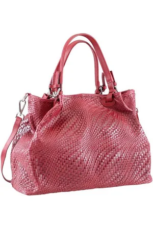 Alessandro Schultertasche Roomi, in modischer Flechtoptik
