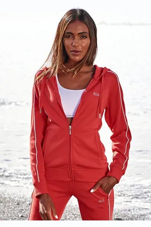 H.I.S Kapuzensweatjacke mit Piping an den Ärmeln, Loungeanzug