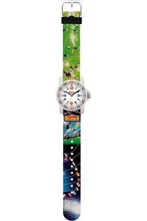 Scout Quarzuhr 280376026, Armbanduhr, Kinderuhr,Lernuhr,Geschenkidee,Schulanfang,Jungen,Fußball