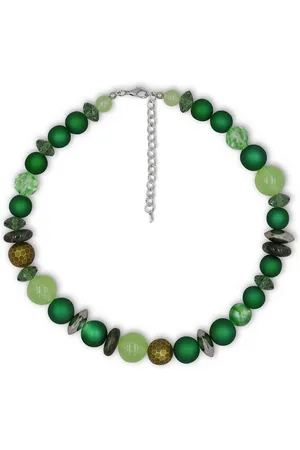 Firetti Collier verschiedene Grüntöne, modern, Made in Germany - mit Kunststoffperle