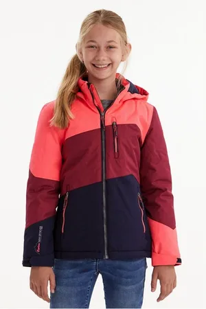Killtec Outdoorjacke Lynge GRLS JCKT B Wasserdichte Winterjacke mit Kapuze, Fleece, verstellbaren Ärmeln