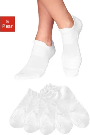 Lascana Sneakersocken (Packung, 5-Paar) mit Frottee Details