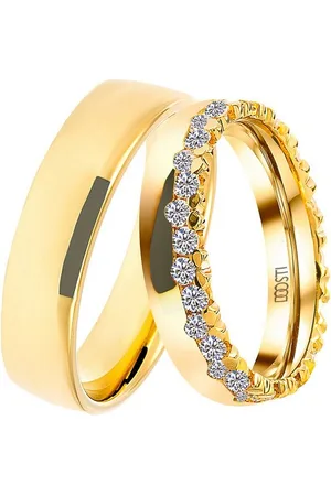 DOOSTI Trauring Schmuck Geschenk Silber 925 Trauring Ehering Partnerring LIEBE, wahlweise mit oder ohne Zirkonia