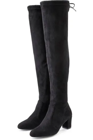 Lascana Overkneestiefel Slouchy Boots,Langschaft Stiefel,Schlupf-Boot, weiches Stretchmaterial