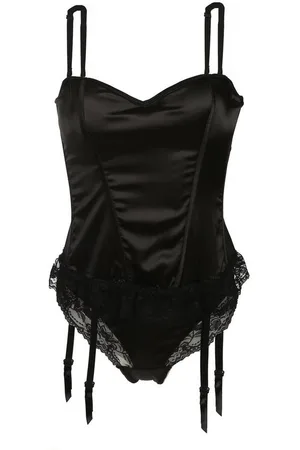 familytrends Set: Push-up-BH (mit String) mit Push Up-BH, String und Strumpfhalter