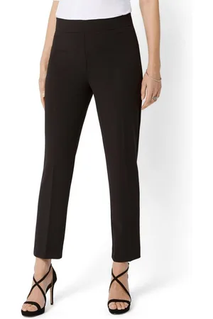 Hermann Lange Stretch-Hose in eleganter Schlupfform mit Bügelfalte