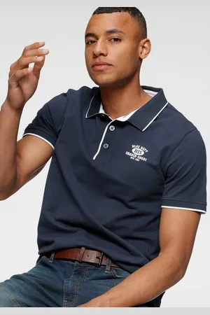 H.I.S Poloshirt Kurzarm, schmal geschnitten, mit Polokragen, aus Piqué-Stoff