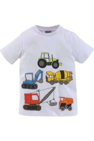 Kidsworld T-Shirt Mit allen BAGGER & CO. Print Kurzarm, bedruckt, Rundhalsausschnitt, aus Baumwolle