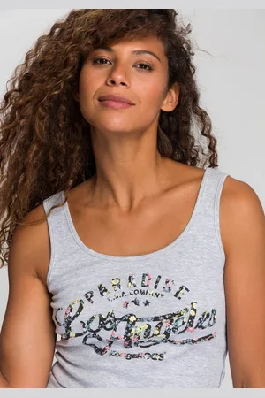 KangaROOS Tanktop mit blumigem Puff-Print