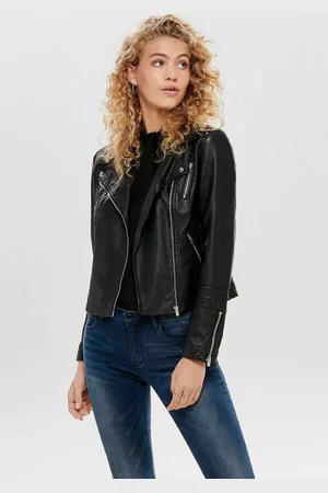 ONLY Lederimitatjacke ONLGEMMA FAUX LEATHER BIKER OTW NOOS im Biker Style