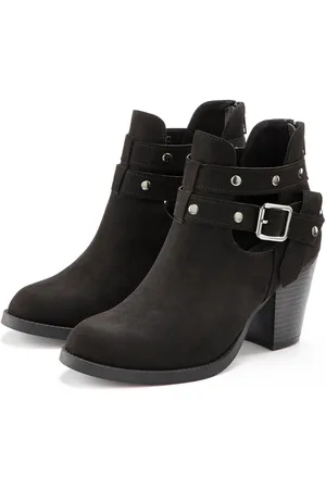 Lascana Cowboy Stiefelette Cowboy Boots, Western Stiefelette, Ankleboots mit Zierschnalle VEGAN