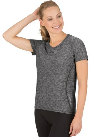 Trigema T-Shirt Sportshirt in Melange-Optik (1-tlg)