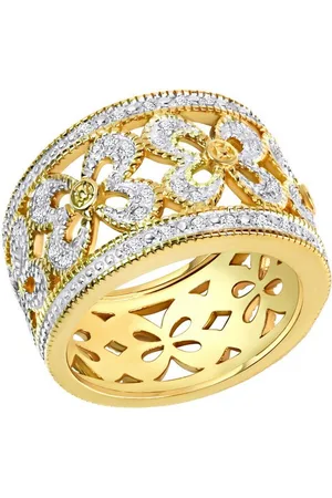 ELLEN K. Fingerring Silber 925 mit 40 Diamanten zus. 0,20ct.
