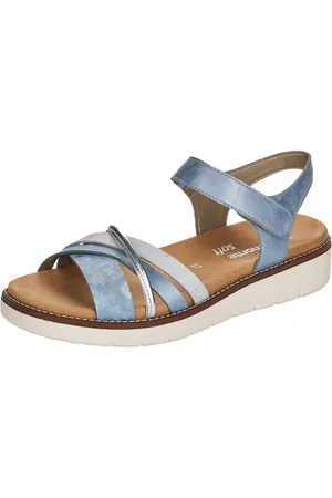 Remonte Riemchensandale, Keilabsatz, Sommerschuh, Sandalette mit herausnehmbarer Softeinlage
