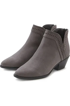 Lascana Cowboy Stiefelette Cowboy Boots, Western Stiefelette, Ankleboots mit Ausschnitt VEGAN
