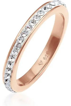 Elli Fingerring Kristallen Memoire Ring 925 Silber
