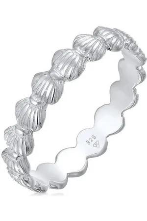 Elli Fingerring Bandring Muscheln Maritim Beach Look 925 Silber