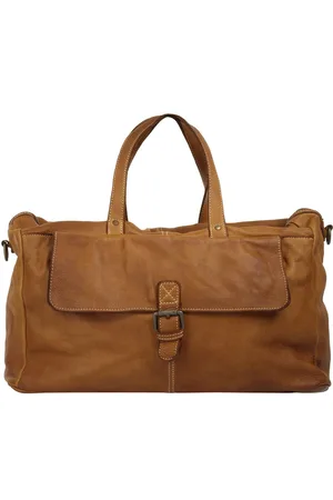 Cluty Reisetasche, echt Leder, Made in Italy