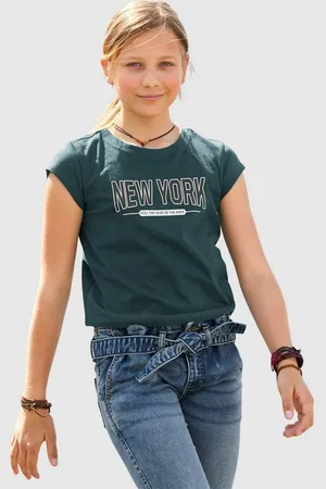 Kidsworld T-Shirt New York - Print Kurzarm, gerade Passform, mit stylischem Druck