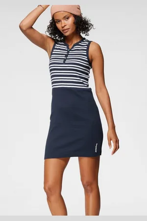KangaROOS Sommerkleid aus Rippware, Mini-Länge