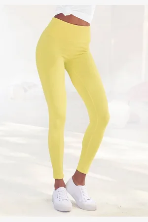Lascana Leggings mit breitem Bündchen