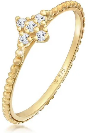 Elli Fingerring Topas Edelsteine Verlobung Kugellook 375 Gelbgold