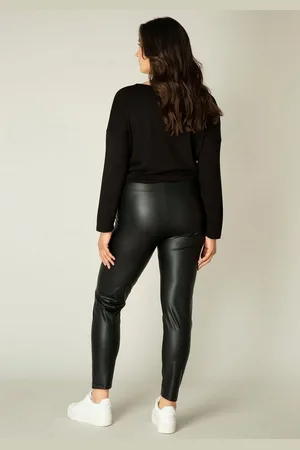 Base Level Leggings Alene In leicht glänzender Lederimitat-Optik