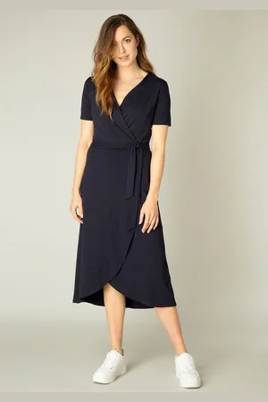 Base Level Wickelkleid Yvie In bequemer, elastischer Qualität